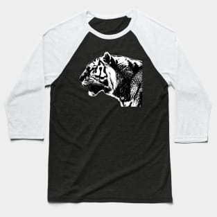 Tiger Cat Lion Zoo Wild Baseball T-Shirt